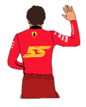Carlos Sainz Stickers 2023 - 2024 Designs