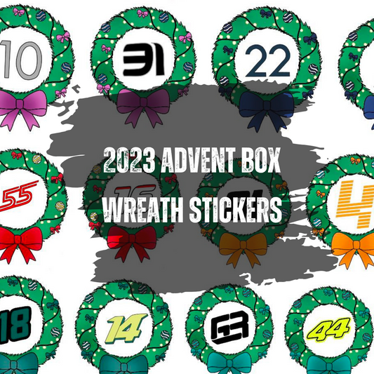 2023 Advent Box Wreath Sticker