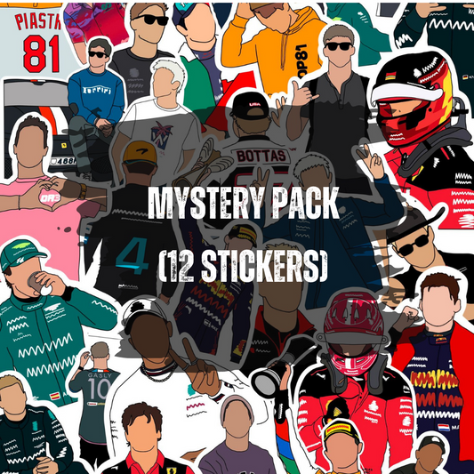 Mystery Pack Of Stickers (12 Stickers)