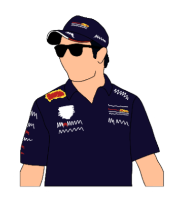 Sergio Perez Sticker