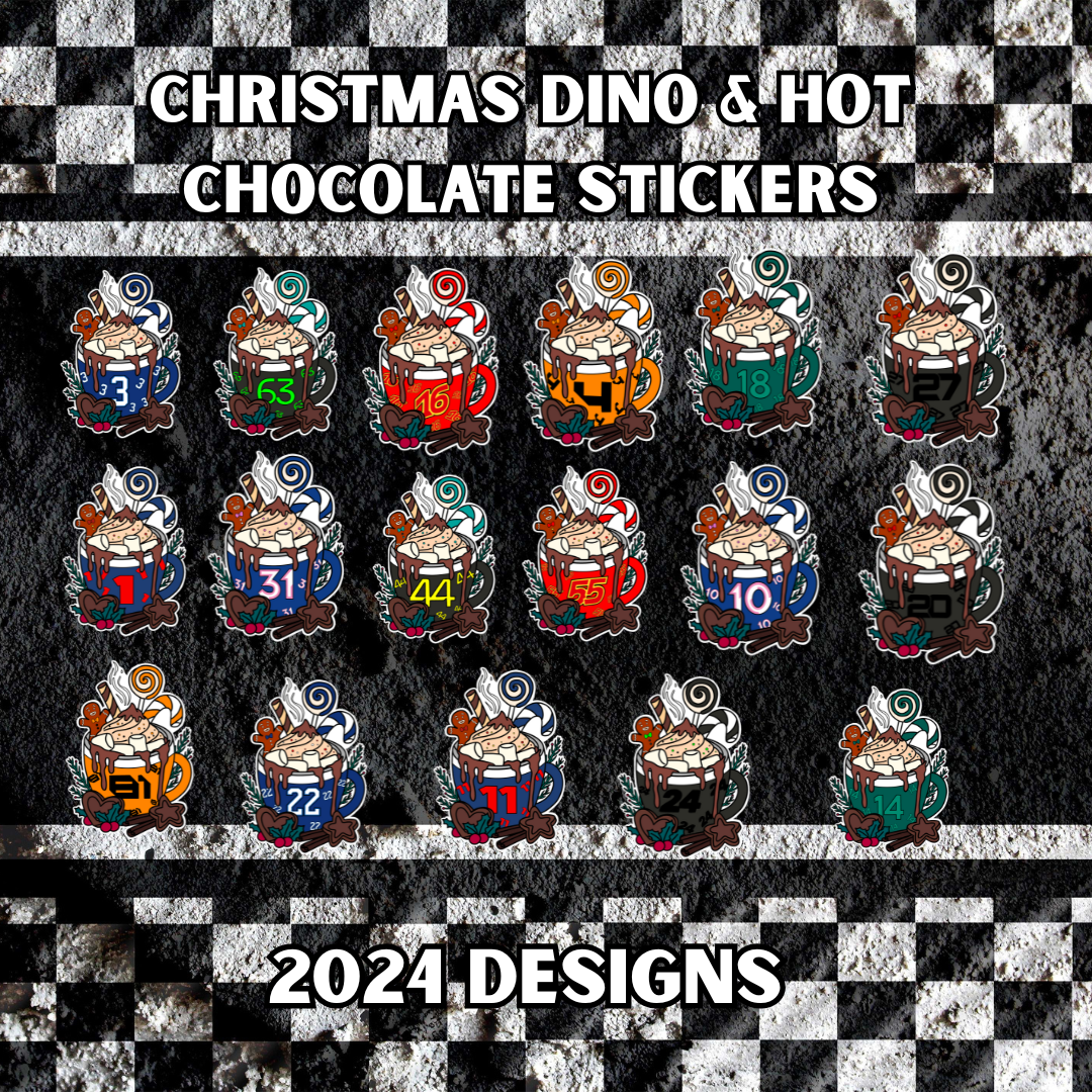 Christmas 2024 - Hot Chocolate Mug Sticker