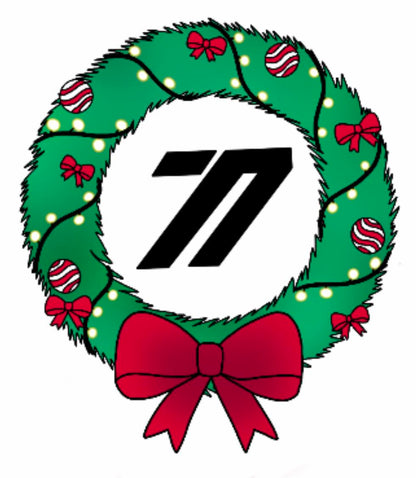 2023 Advent Box Wreath Sticker