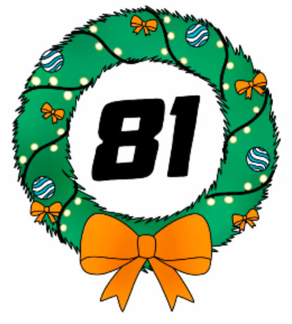 2023 Advent Box Wreath Sticker