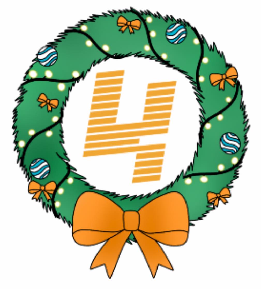 2023 Advent Box Wreath Sticker