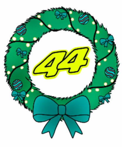 2023 Advent Box Wreath Sticker