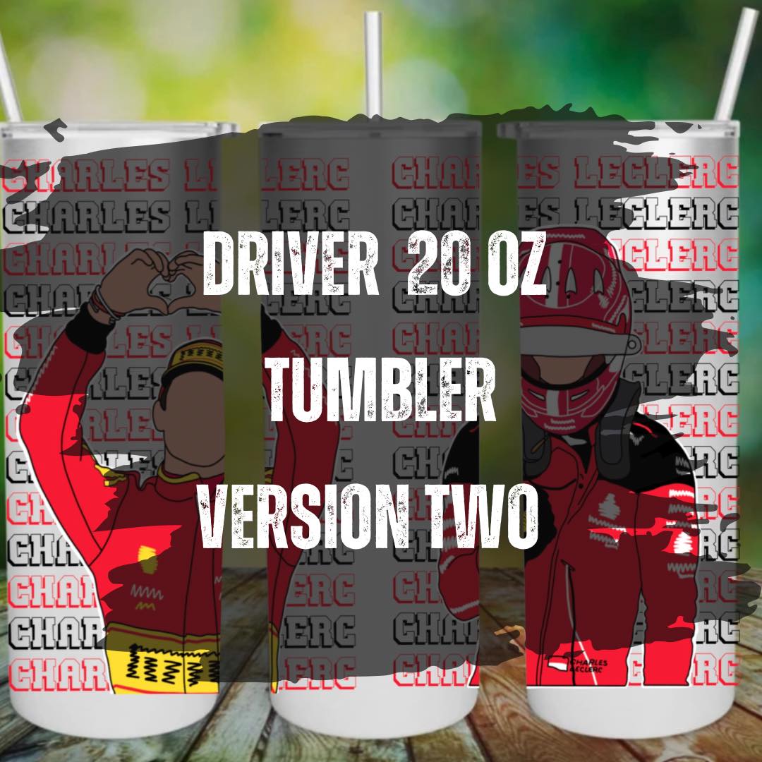 20oz Driver Skinny Tumbler - Version 2