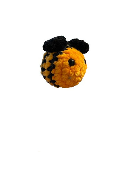 Team Crochet Bees approx 6cm x 7cm