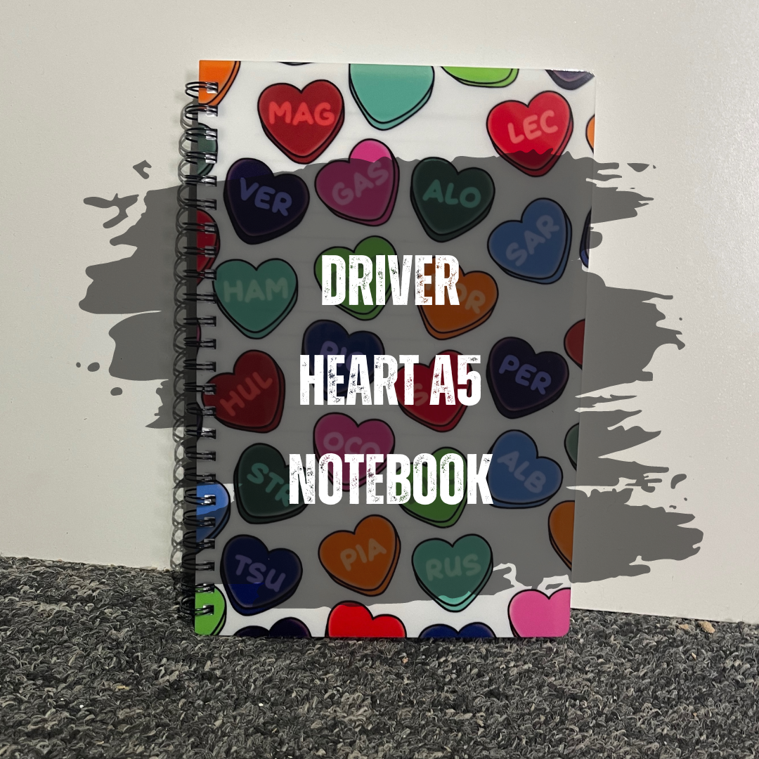 Hearts - Driver A5 Notebook