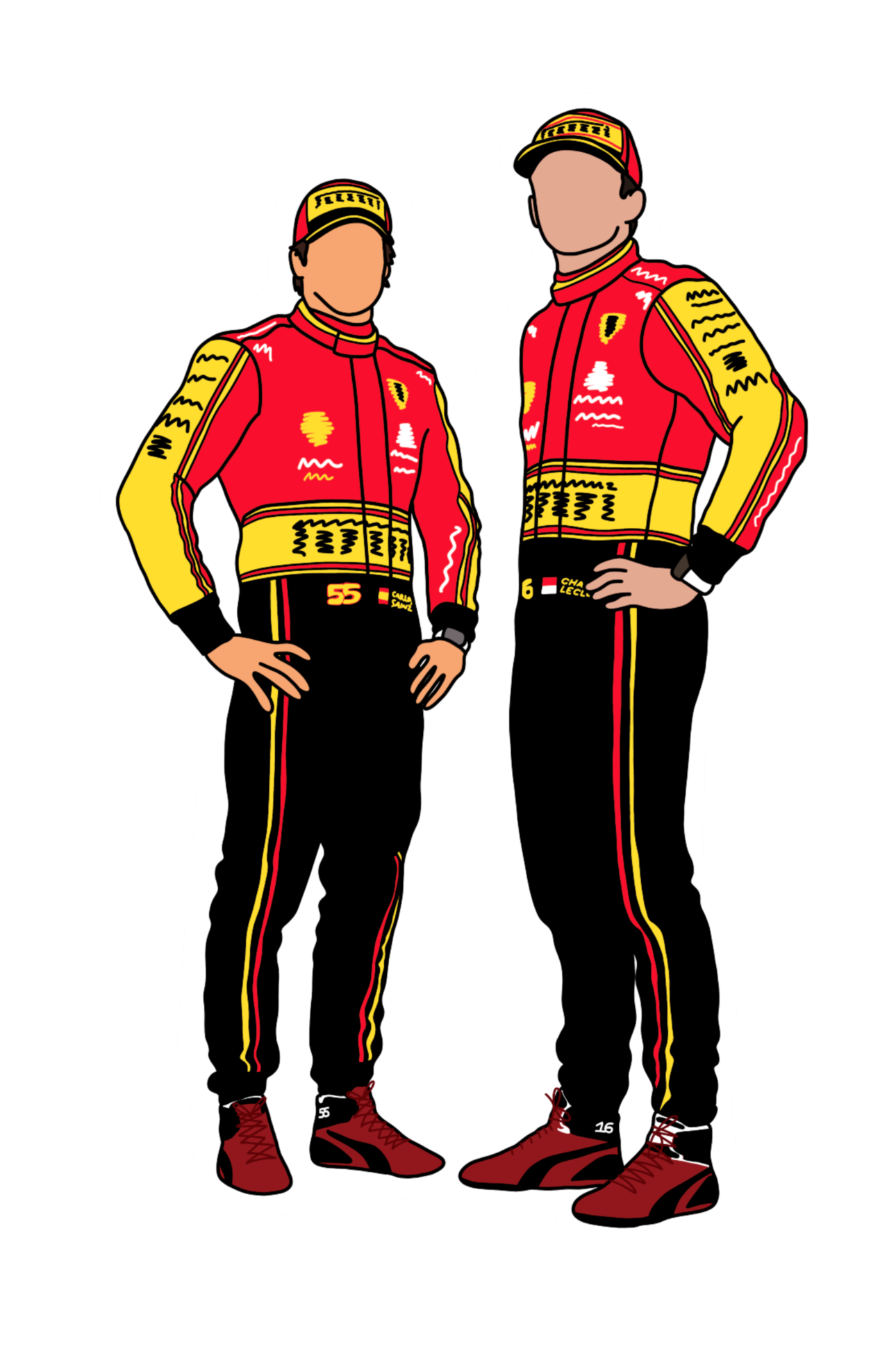 Ferrari Monza 2023 Sticker