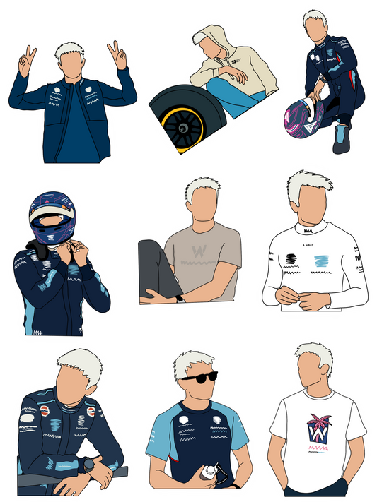 Alex Albon Sticker