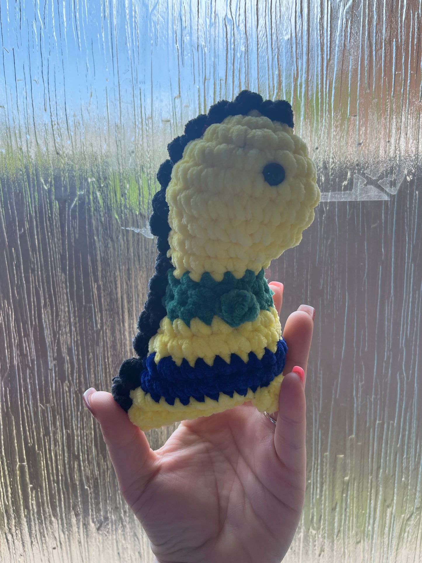 Ayrton Senna Crochet Dino