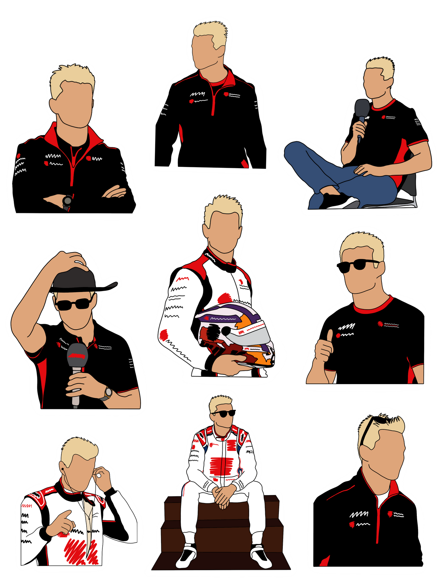 Nico Hulkenberg Sticker