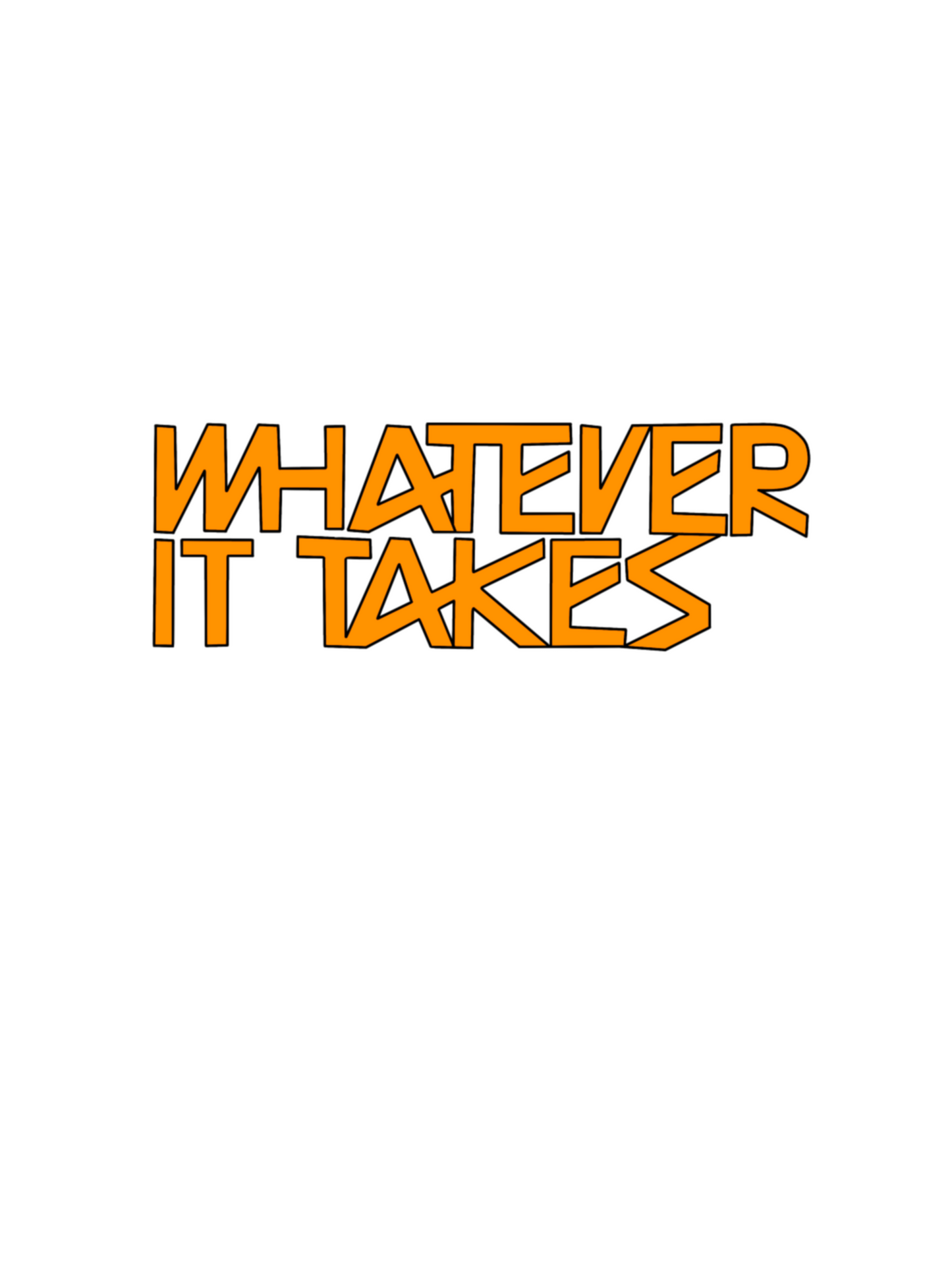 McLaren - Whatever It Takes - Sticker (approx 7cm x 5cm)