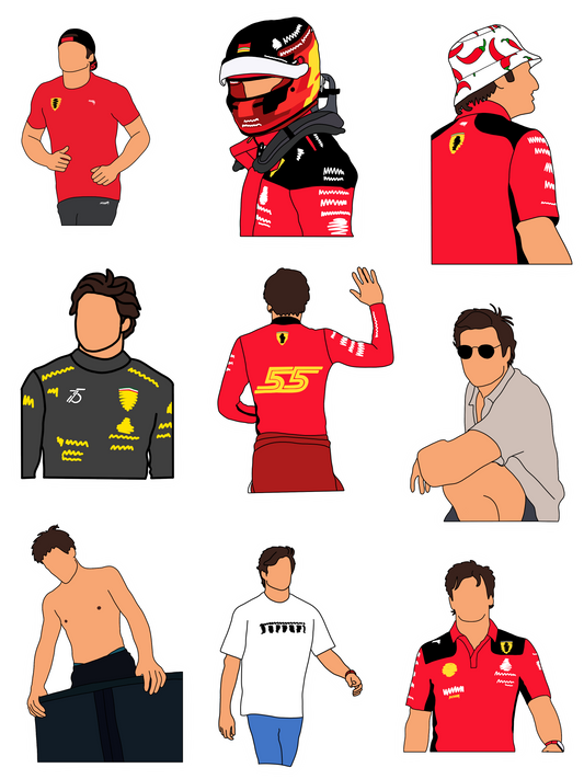 Carlos Sainz Sticker