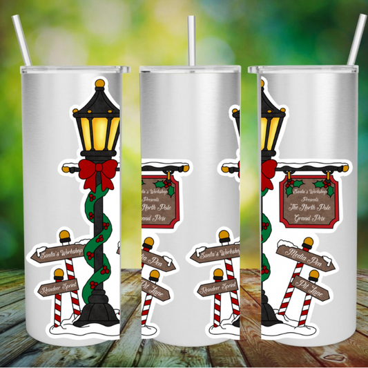 Santa’s Workshop Presents The North Pole Grand Prix Tumbler