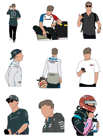 Pierre Gasly Sticker