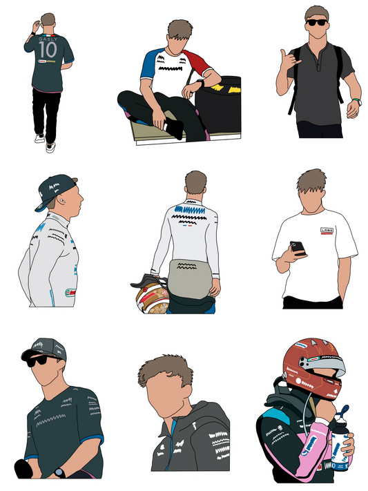 Pierre Gasly Sticker