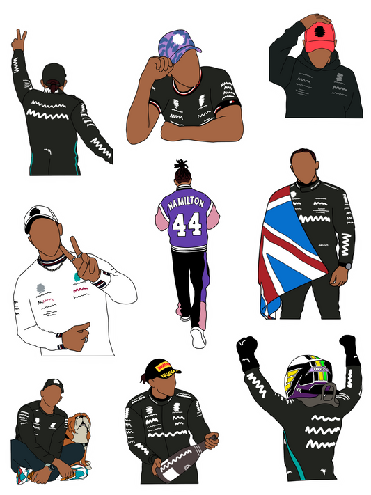 Lewis Hamilton Sticker