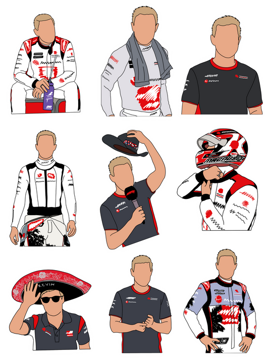 Kevin Magnussen Sticker