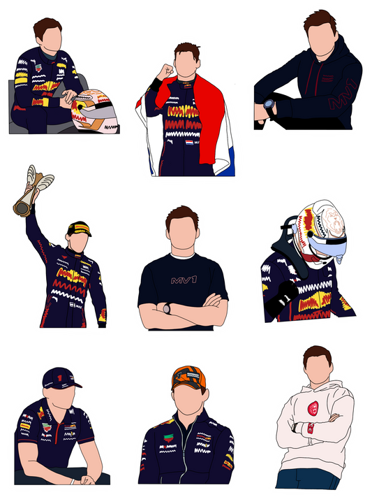 Max Verstappen Sticker