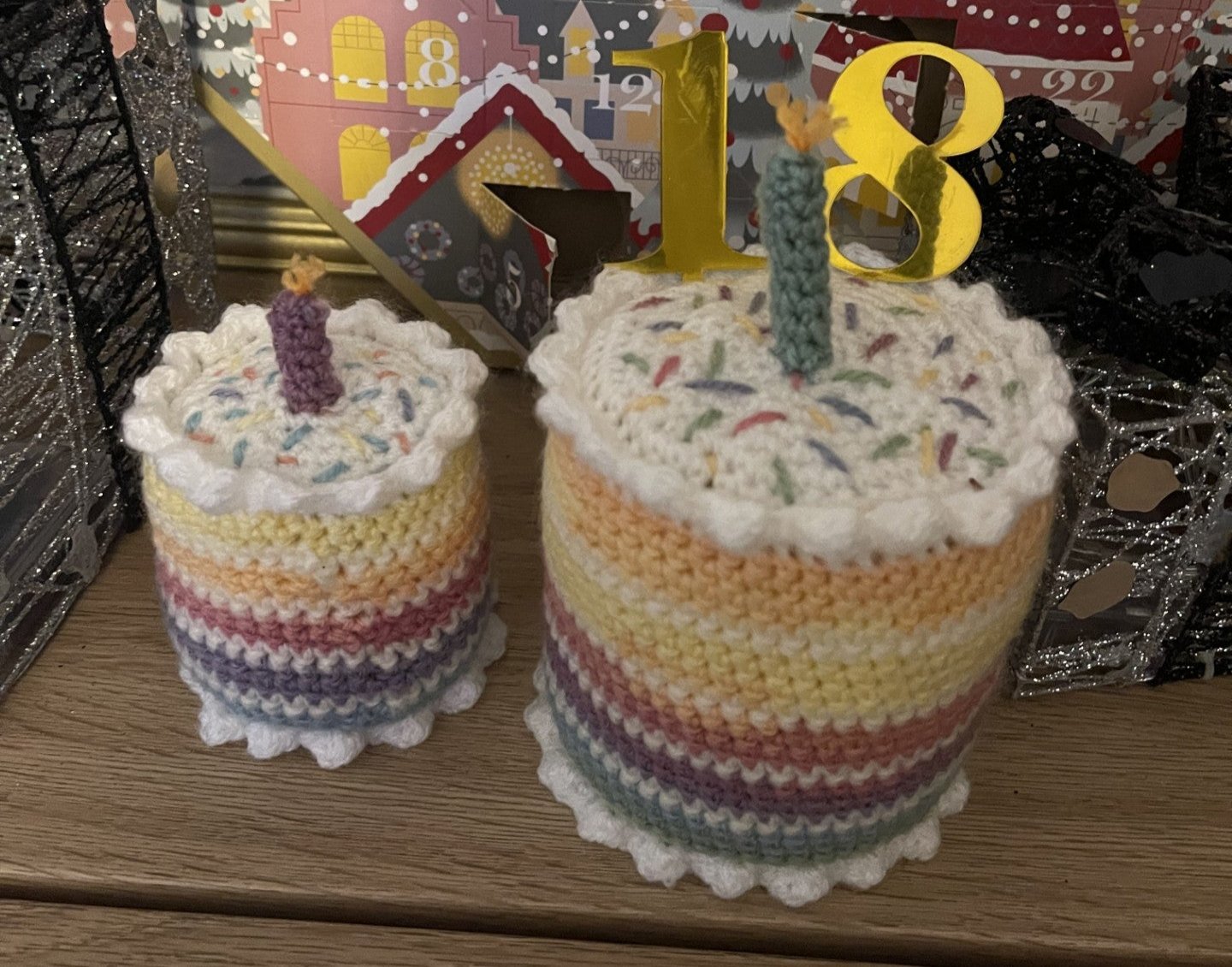 Crochet Birthday Cake