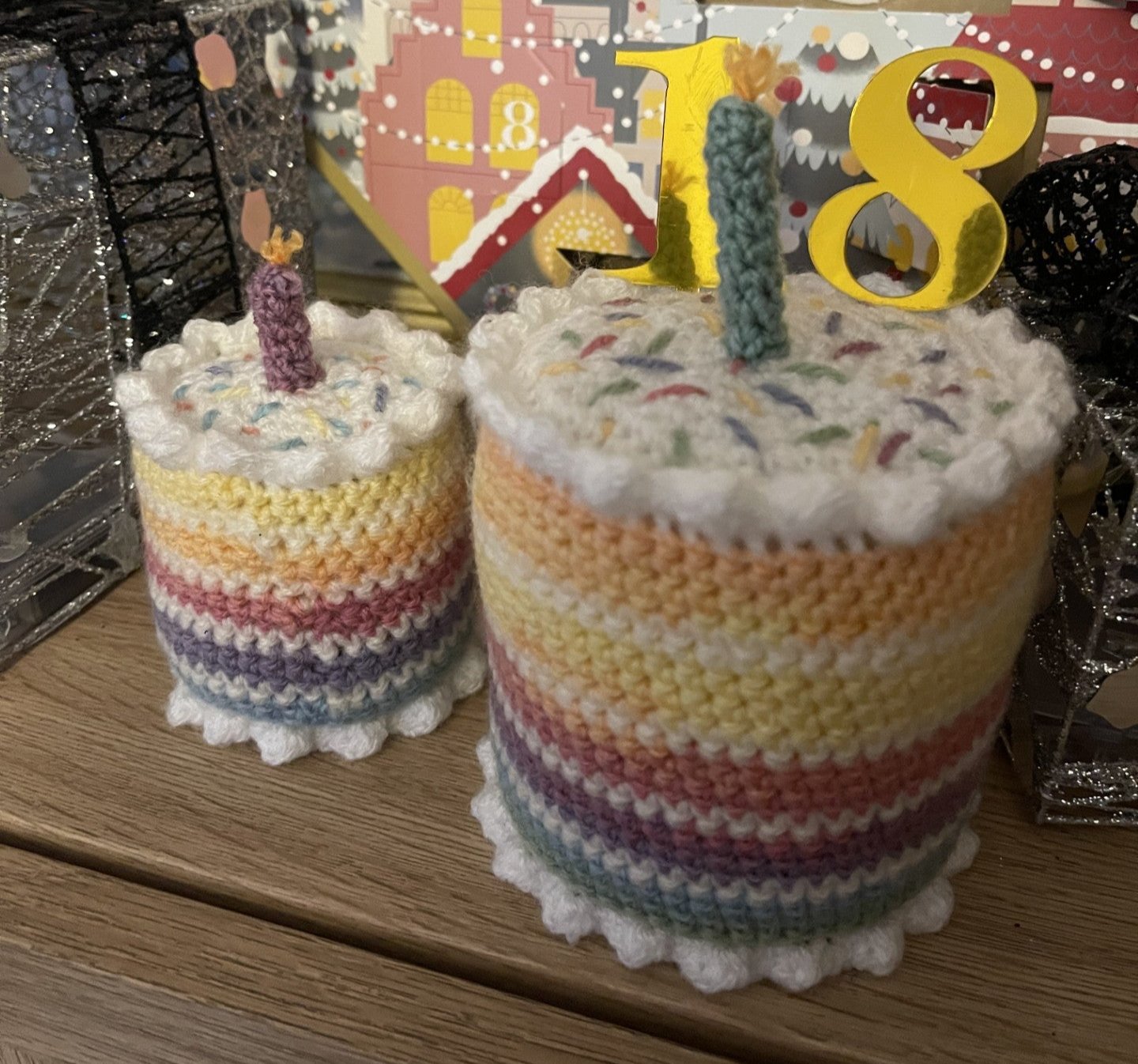 Crochet Birthday Cake