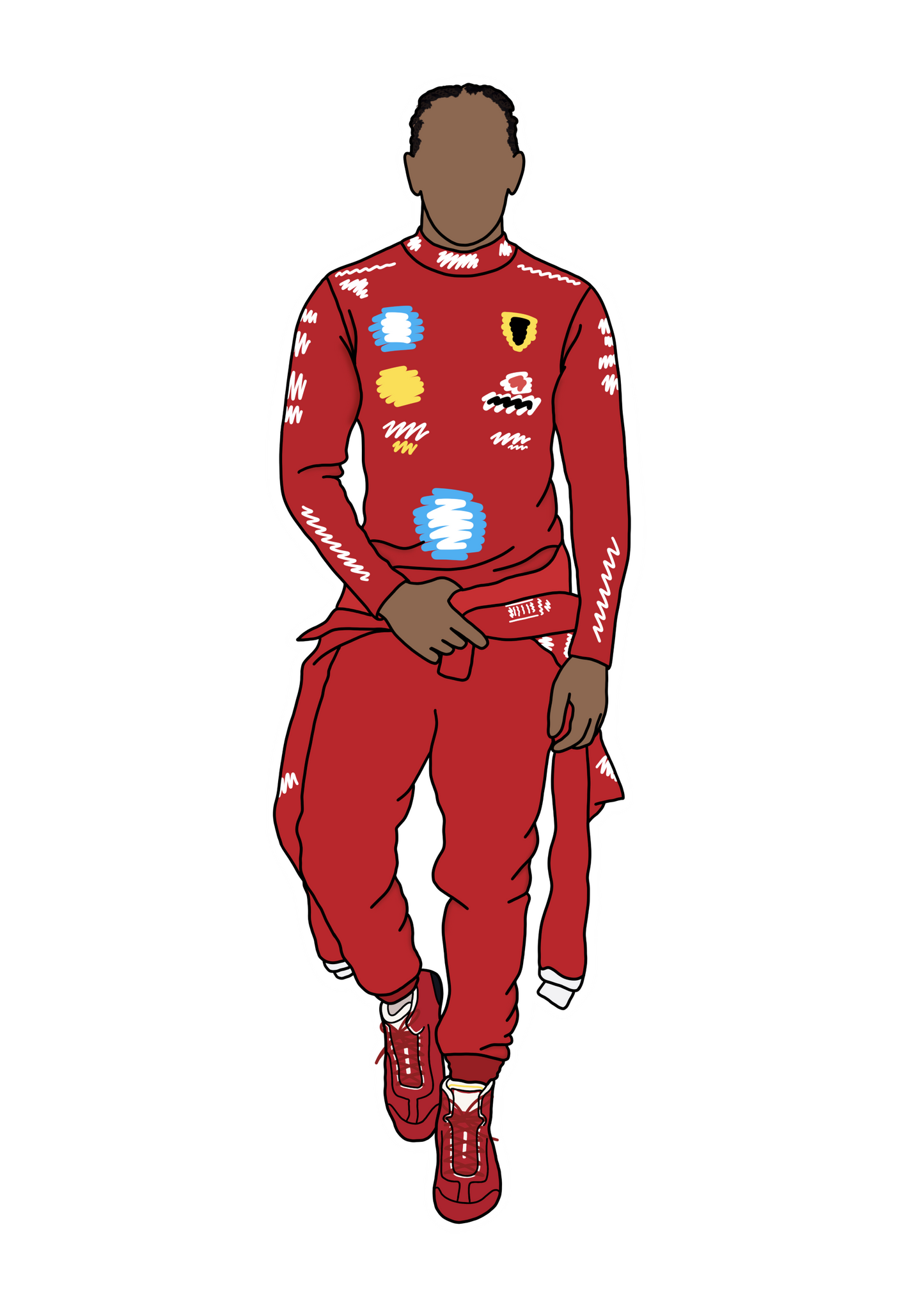 Hamilton 1st Look In Red Sticker